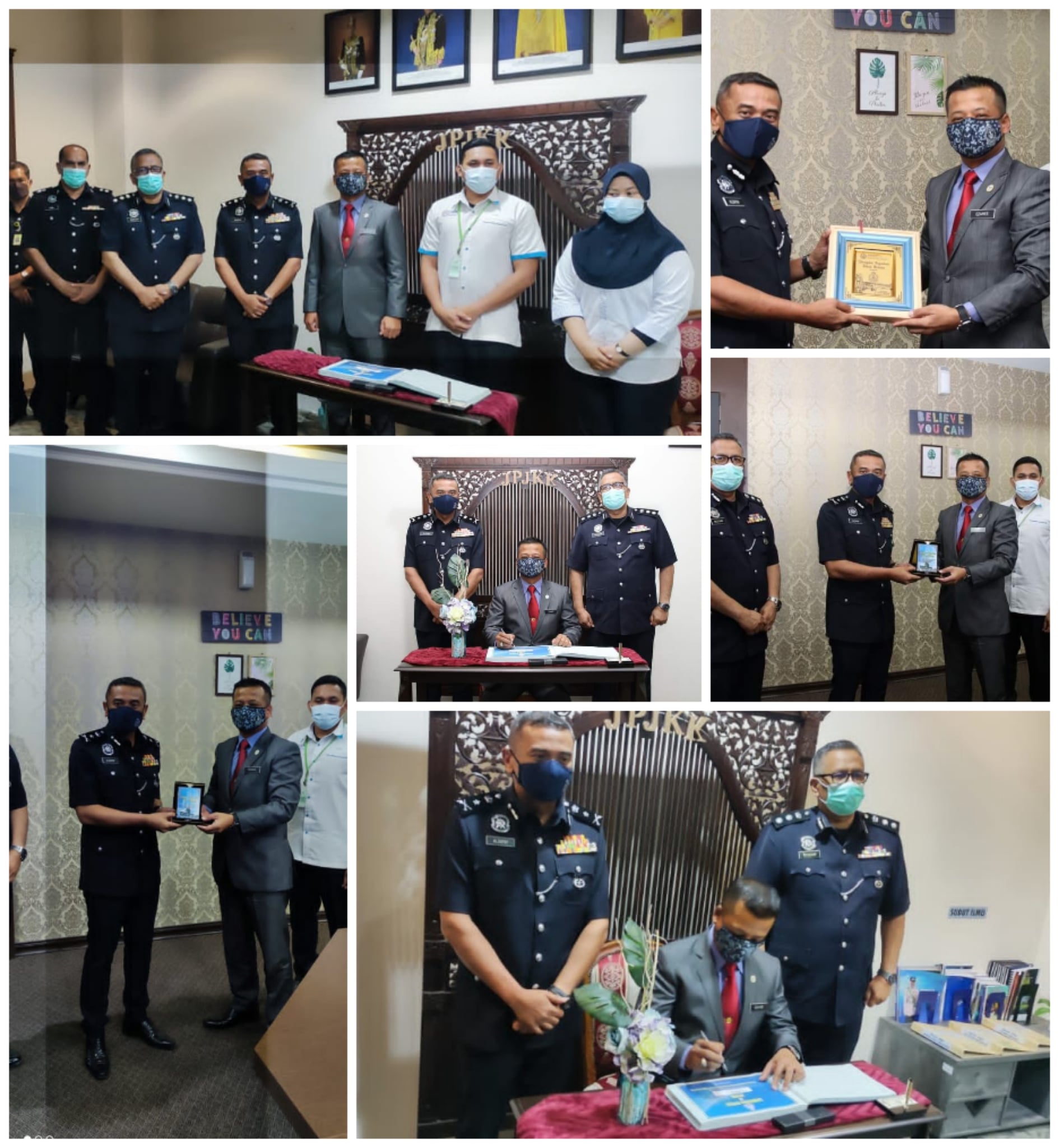 Kunjungan Hormat Pengarah Jabatan Keselamatan Universiti Utara Malaysia Ke Pejabat Ketua Jabatan Pencegahan Jenayah Dan Keselamatan Komuniti (JPJKK) Kedah